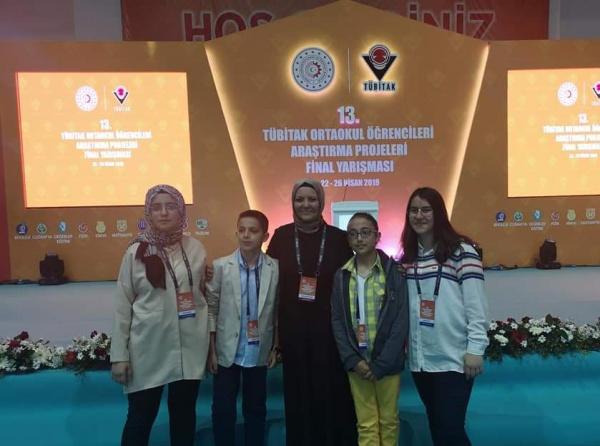 Tübitak Ortaokullar Arası Proje Yarışması Türkiye Birinciliği